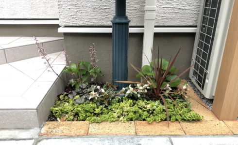 ぐりんぐりんが植栽工事を行った世田谷区の新築個人邸
