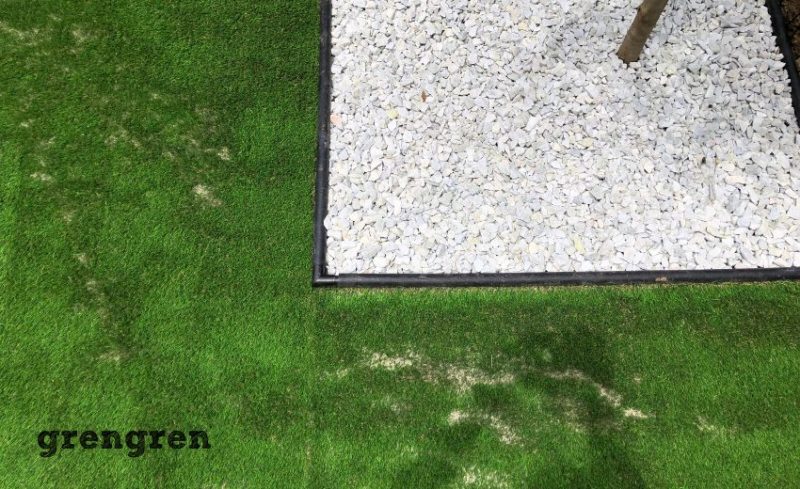 世田谷区のマンション専用庭の人工芝とベランダガーデンの作り方