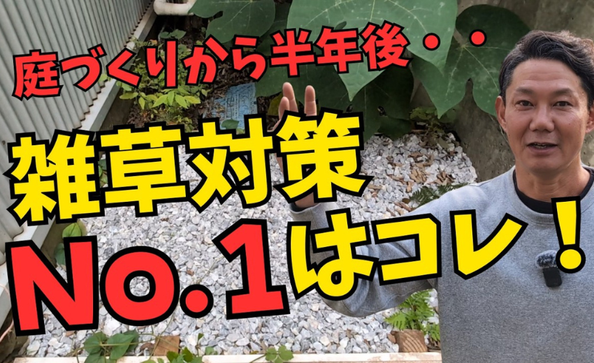 4つの施工パターンで雑草対策をやった半年後の結果が凄いことに！お庭づくりの参考に
