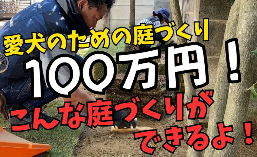 100万円で作る庭のリフォーム全工程
